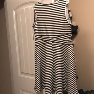 Fashion to Figure Dresses - Black and White striped dress Fashion to Figure Dresses - Black and White striped dress